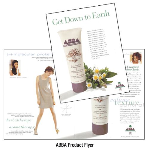 ABBA product flyer