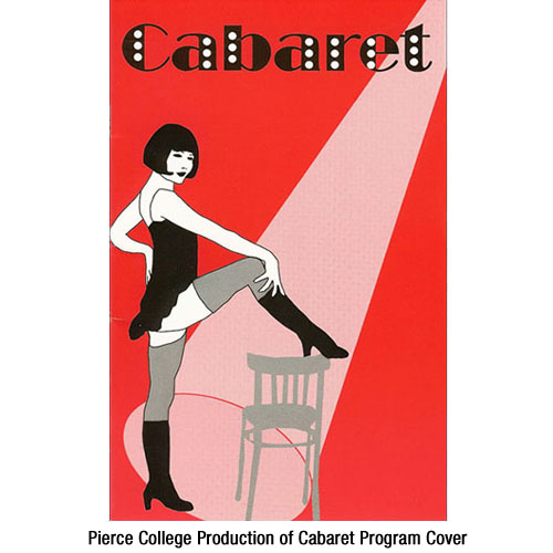 Pierce College Cabaret program cover