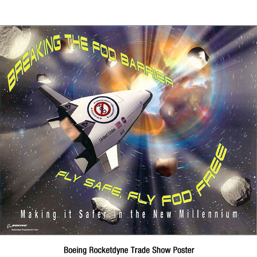 Boeing trade show poster